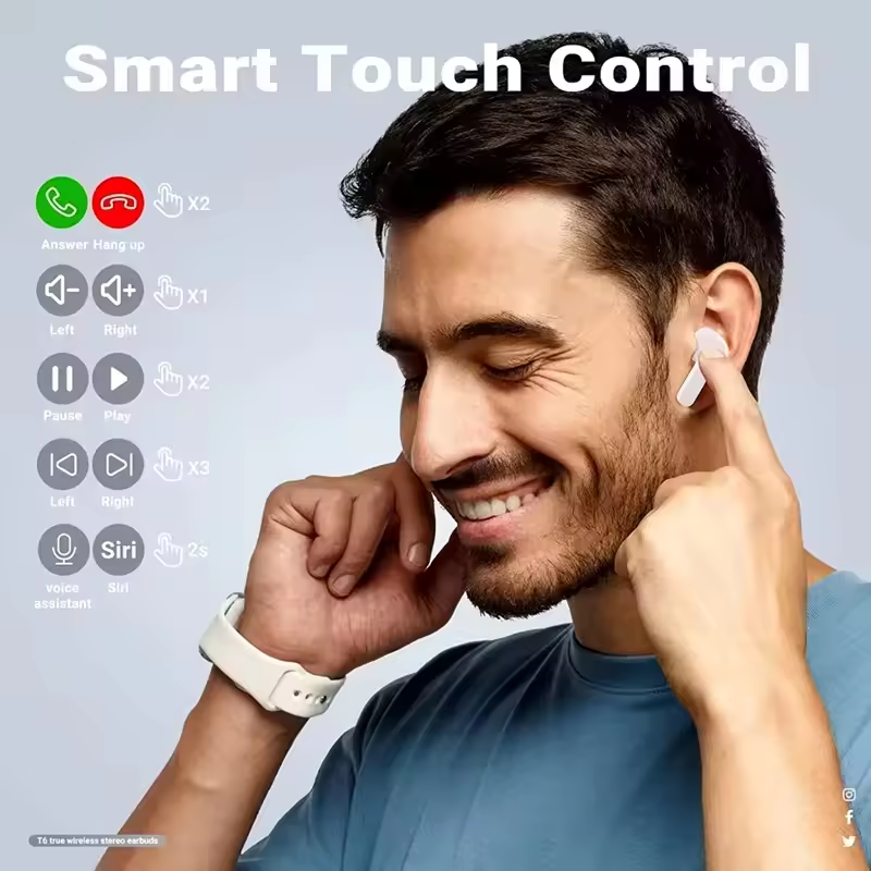 Premium hybrid ANC active noise cancellation wireless earphones performance diagram