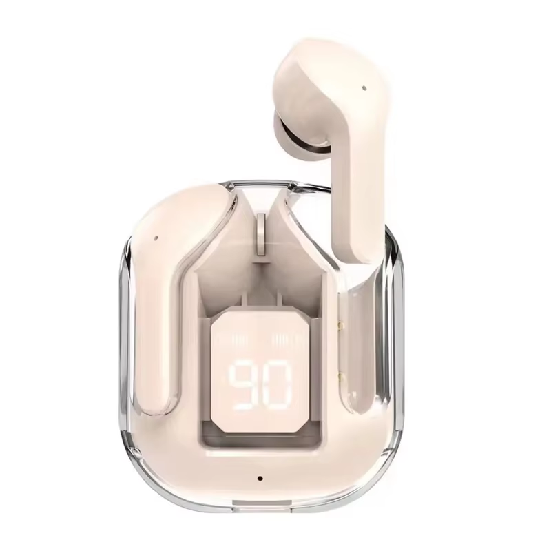 in-ear wireless earbuds with matte white finish